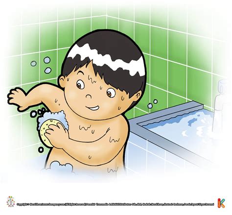 Detail Gambar Kartun Anak Sedang Mandi Koleksi Nomer 3