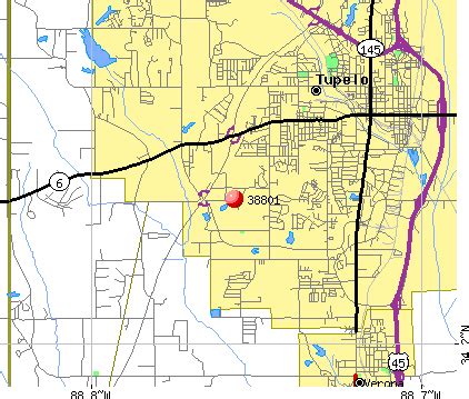 Tupelo Ms Zip Code Map | Draw A Topographic Map