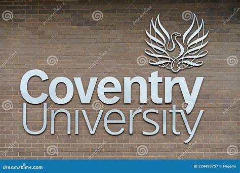 Coventry University Logo at Wall of University Building Editorial ...