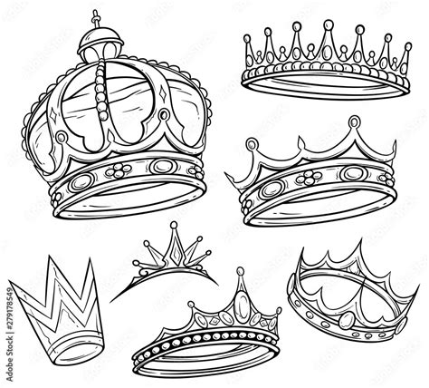 Cartoon Crown Black