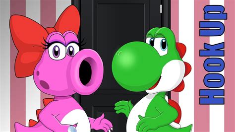 Yoshi And Birdo Kissing