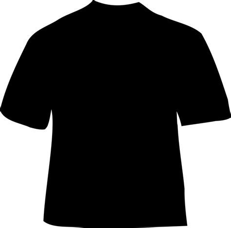 Kostenlose Vektorgrafik: T Shirt, Schwarz, Kleidung, Hemd - Kostenloses Bild auf Pixabay - 25480