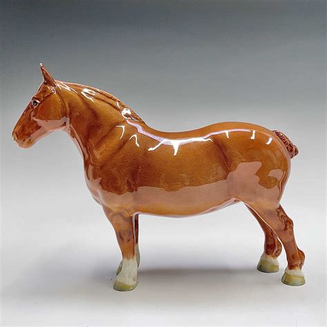 Lot 937 - Two Beswick heavy horse models - Suffolk