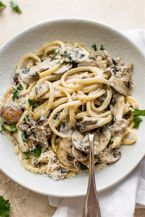 Creamy Mushroom Pasta • Salt & Lavender