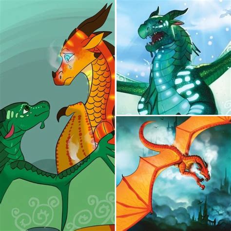 Dragon Sketches: Wings of Fire Peril x Turtle Canon