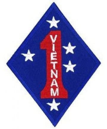 Vietnam 1st Marine Division Patch – Design-Apparel.com