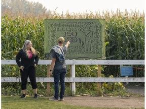 Little hint of design controversy at Edmonton Corn Maze's RCMP day ...