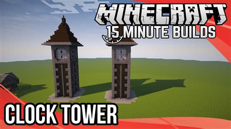 Minecraft Clock Tower Build