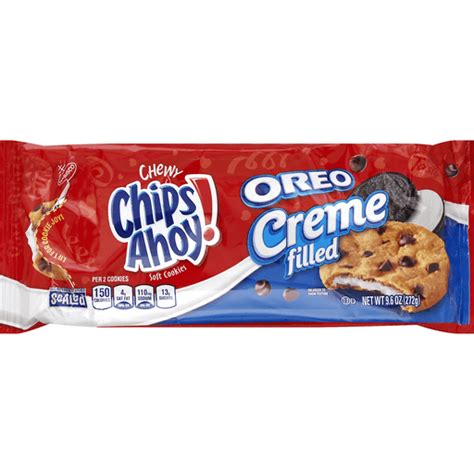 Chips Ahoy Chewy Cookies, Soft, Oreo Creme Filled | Sandwich | Sun Fresh