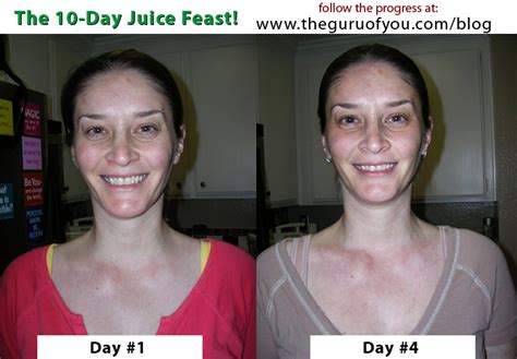 The Guru Of You: Juice Feasting Day #04 - BEFORE/AFTER pics - Juice ...