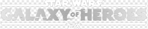 Star Wars: Galaxy of Heroes Paper Brand White, design, angle, white, text png | PNGWing