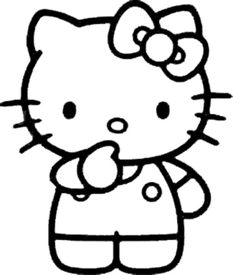 Hello Kitty Black And White Clip Art - ClipArt Best