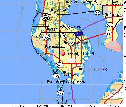 Kenneth City, Florida (FL 33709) profile: population, maps, real estate, averages, homes ...