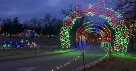 Winter Wonderland in Tilles Park in Saint Louis at Tilles Park