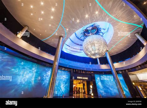 China, Macau, Cotai, City of Dreams Hotel and Casino Complex, Casino Entrance Stock Photo - Alamy