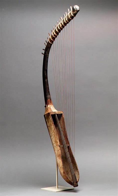 The Metropolitan Museum of Art - Arched Harp (shoulder harp) | Ancient ...