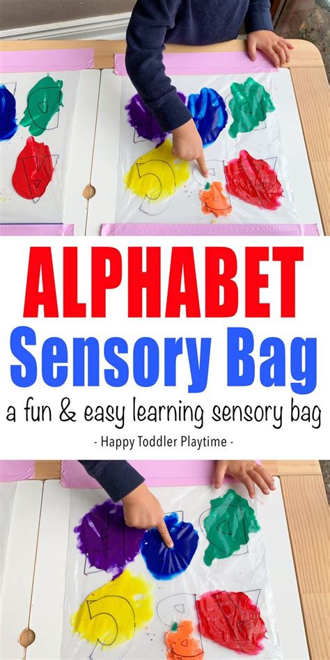 Alphabet Sensory Bag - HAPPY TODDLER PLAYTIME Letter Recognition ...