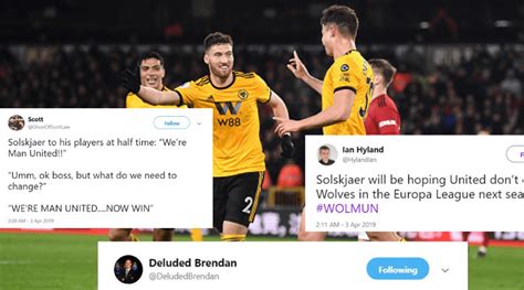 Wolves Vs Man Utd: Twitter reactions on Wolves beating Manchester ...