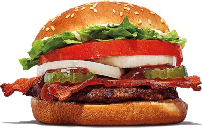Burger King BBQ Bacon Whopper Jr Nutrition Facts