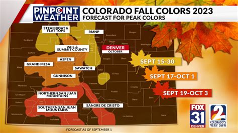 Colorado Fall Color Forecast 2023: Fall Foliage Map - 24ssports