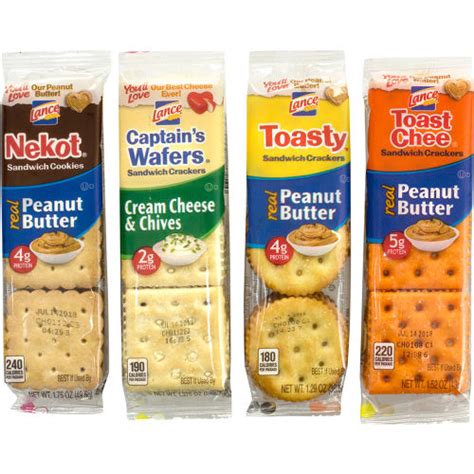 LANCE Sandwich Crackers Variety Pack, 36 Count