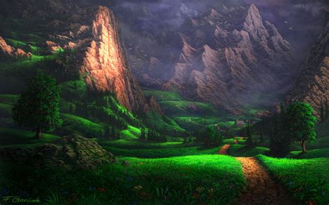 25 Beautiful Digital Art Landscapes and Matte Paintings by Feliks