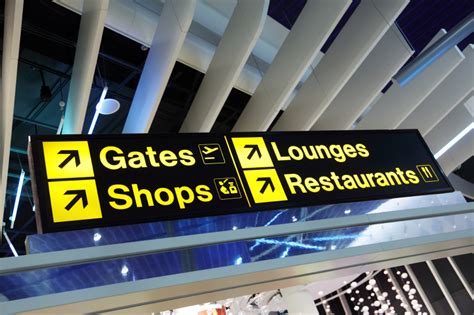 Airport Terminal Signs