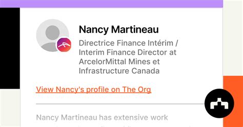 Nancy Martineau - Directrice Finance Intérim / Interim Finance Director ...