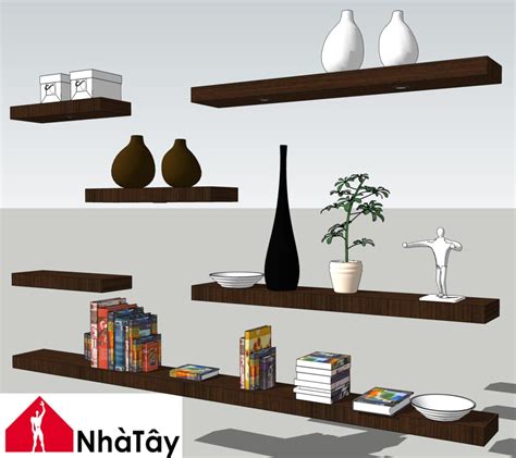 4851 Bookshelf Sketchup Model Free Download