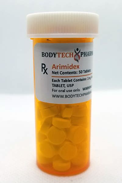 Arimidex 1mg (#540008) - Bodytech Pharma