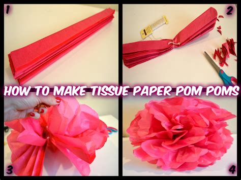 How to Make Tissue Paper Pom Poms - Fun and Easy Party Decorations ...