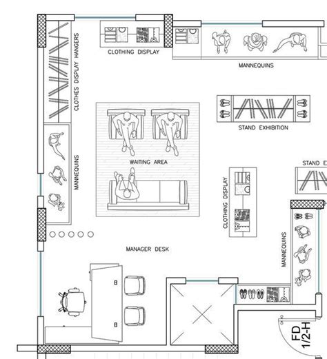 To design 2d interior space furniture layout by autocad for ladies ...