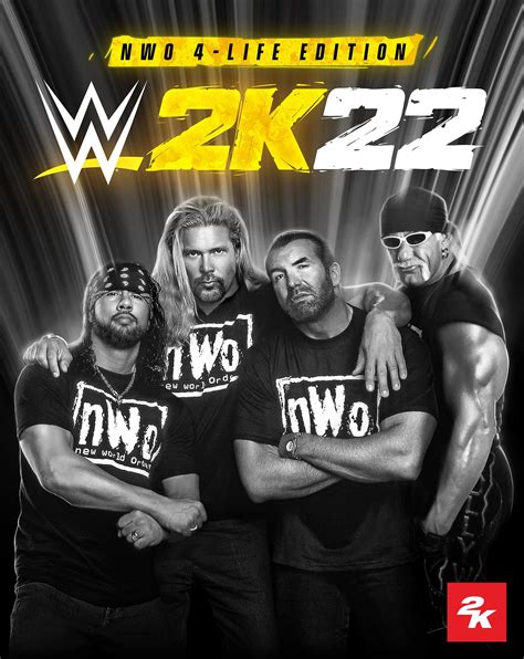 WWE 2K22 Cover Art: Standard, Deluxe & nWo 4-Life Editions