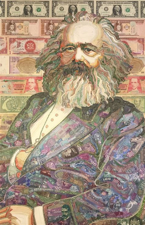 Historical Materialism- a portrait of Karl Marx by CKWilde, currency ...