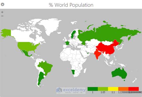 How to Make Geographic Heat Map in Excel (2 Easy Ways) - ExcelDemy