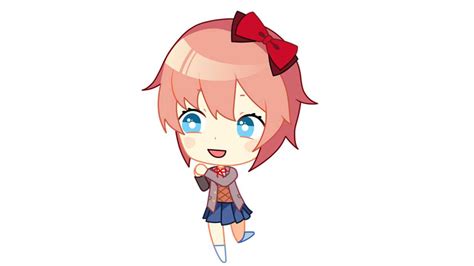 Chibi Sayori - Free VRChat Avatars - VRCMods