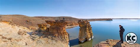 Central Kansas' Smoky Hills give way to the rugged cliffs of Wilson Lake - KC Hiker