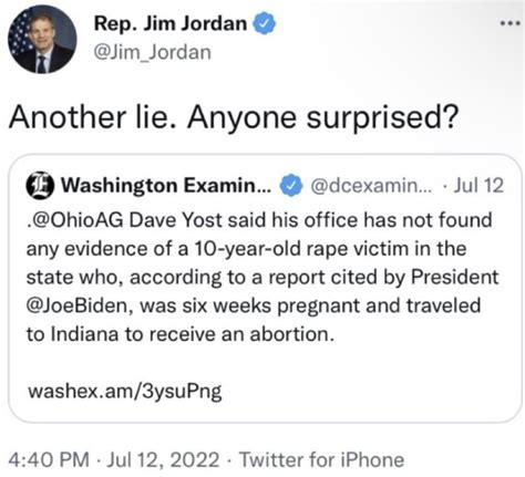 Tristan Snell on Twitter: "Here was Jim Jordan's tweet attacking the 10 ...