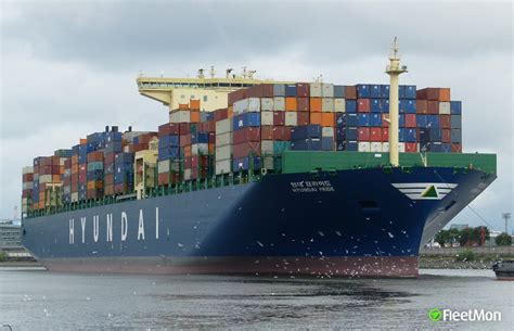 HYUNDAI PRIDE (Container ship): ship particulars and AIS position - IMO 9637260, MMSI 538005629 ...