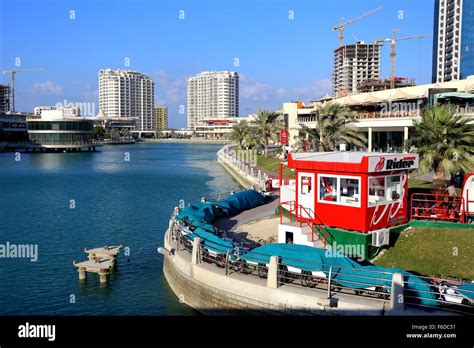 The Lagoon, Amwaj Islands, Kingdom of Bahrain Stock Photo - Alamy