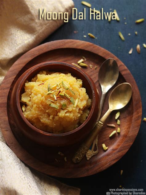 Moong Dal Halwa Recipe - Sharmis Passions