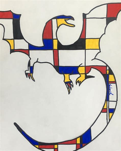 Students at Collins Middle School in Corsicana, TX create Mondrian ...