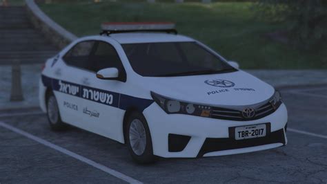 Toyota Corolla 2017 New Israeli Police car - GTA5-Mods.com