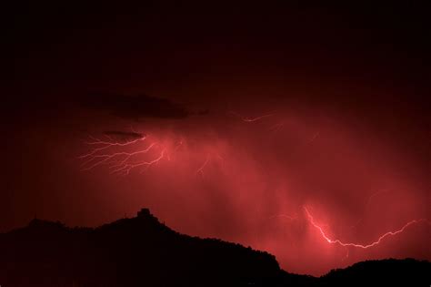 Red Lightning Wallpapers - Top Free Red Lightning Backgrounds - WallpaperAccess