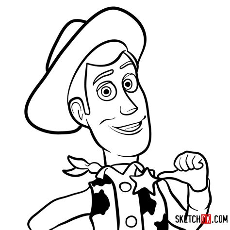 How To Draw Woody From Toy Story Step By Step at Drawing Tutorials