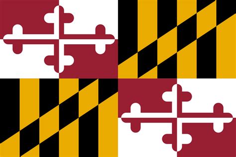 Maryland Flag Vector at GetDrawings | Free download