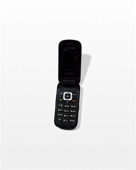 TE066 Black Samsung Flip Phone Prop Rental | ACME Brooklyn
