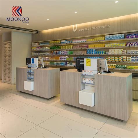 China Customized High Quality Pharmacy Counter Design Manufacturers and ...