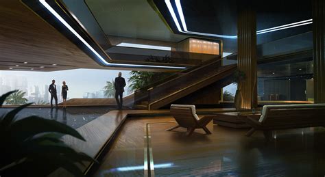 Corporate Interiors Art - Cyberpunk 2077 Art Gallery