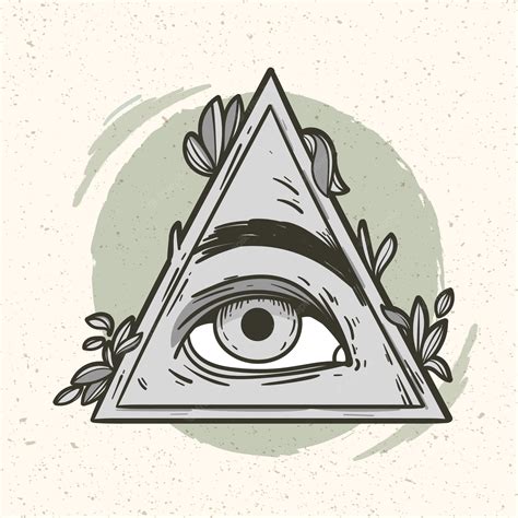 Illuminati Pyramid Drawing